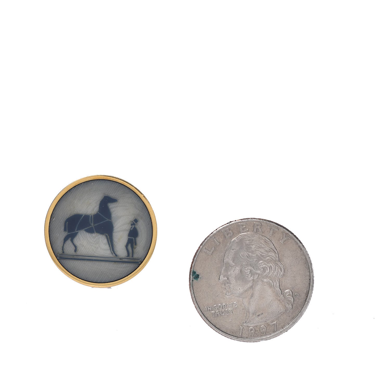 Caleche Clip On Earrings Gold