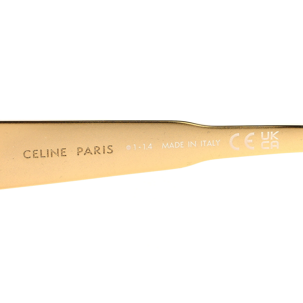 Metal Triomphe 01 Sunglasses CL40235U Gold Green
