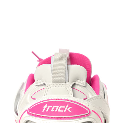 Balenciaga Mesh Rubber Bi-Color Womens Track Sneakers 35 Fluo Pink White 15 of 16