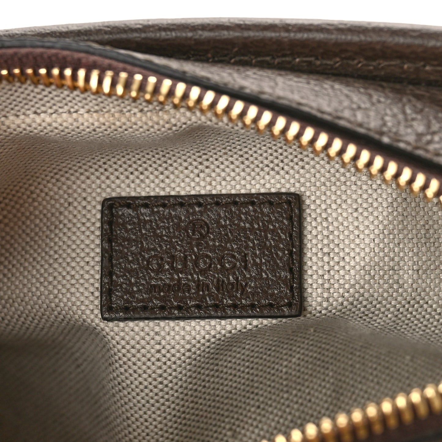 Monogram Jumbo GG Textured Dollar Calfskin Web Mini Crossbody Bag Camel Ebony New Acero