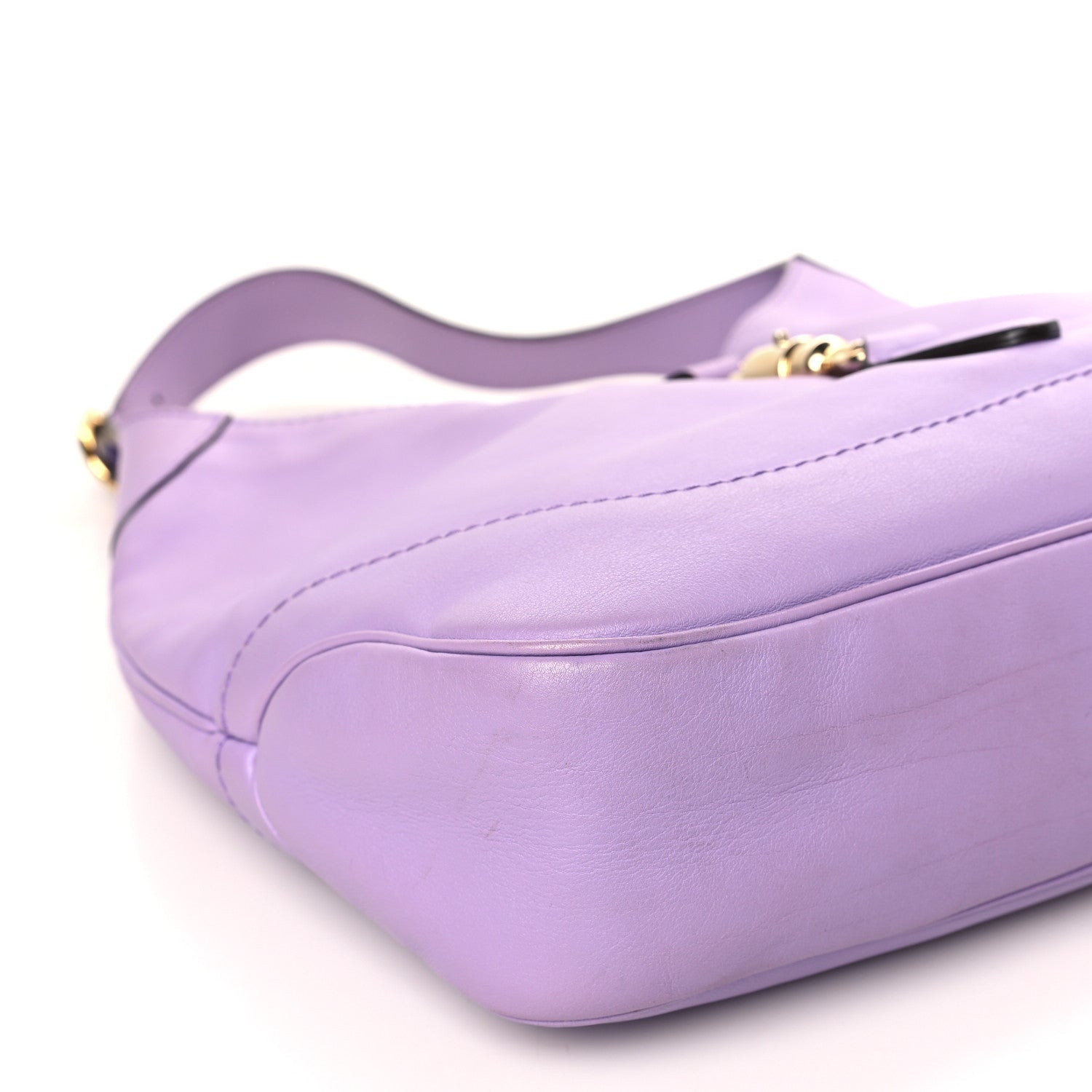 Gucci Calfskin Medium New Jackie Shoulder Bag Lilac 8 of 10