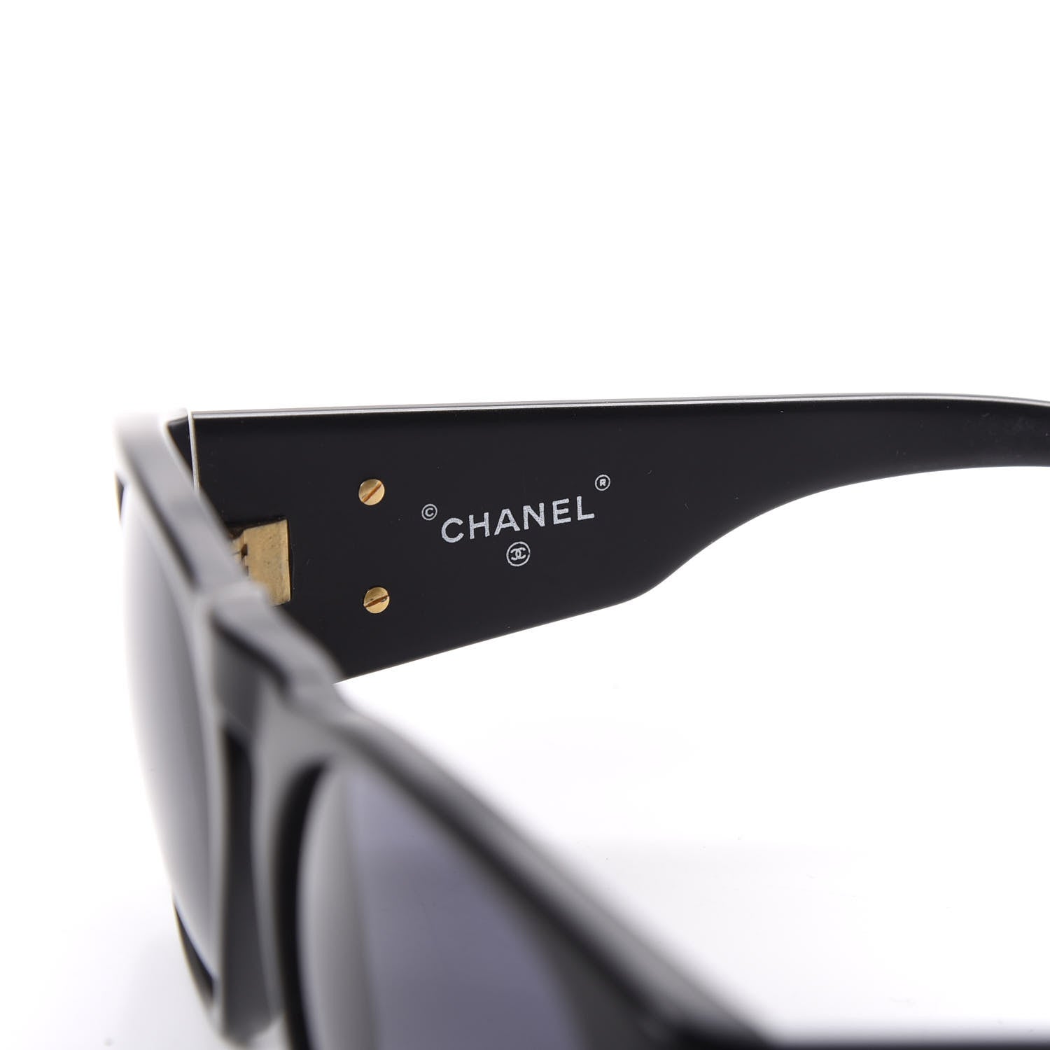 Chanel CC Logo Sunglasses 0004 Black 5 of 6
