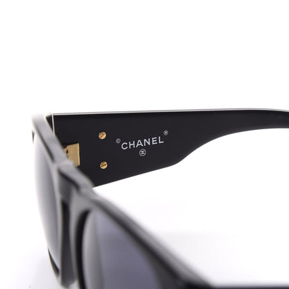 Chanel CC Logo Sunglasses 0004 Black 5 of 6
