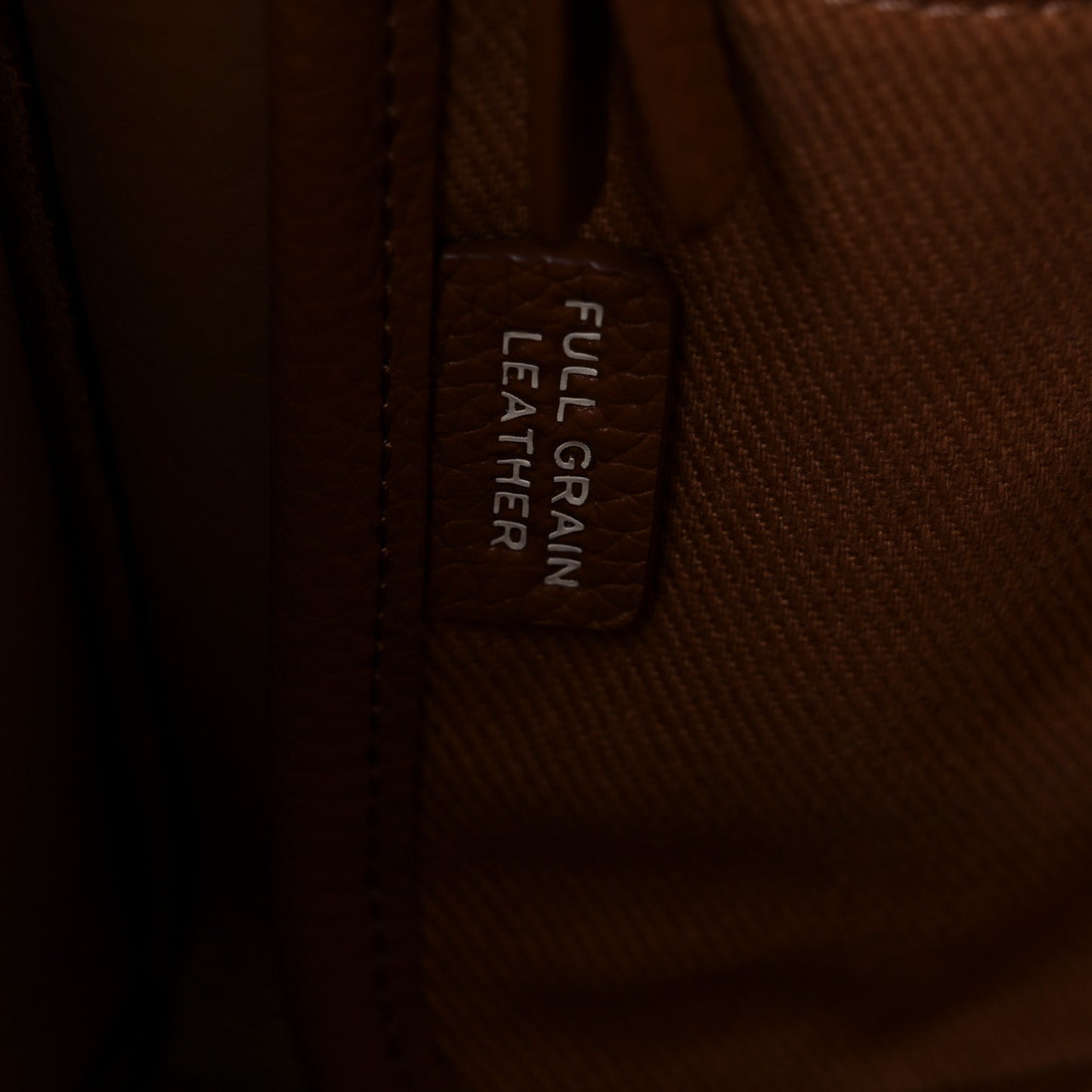 Grained Calfskin Medium The Tote Bag Argan Oil