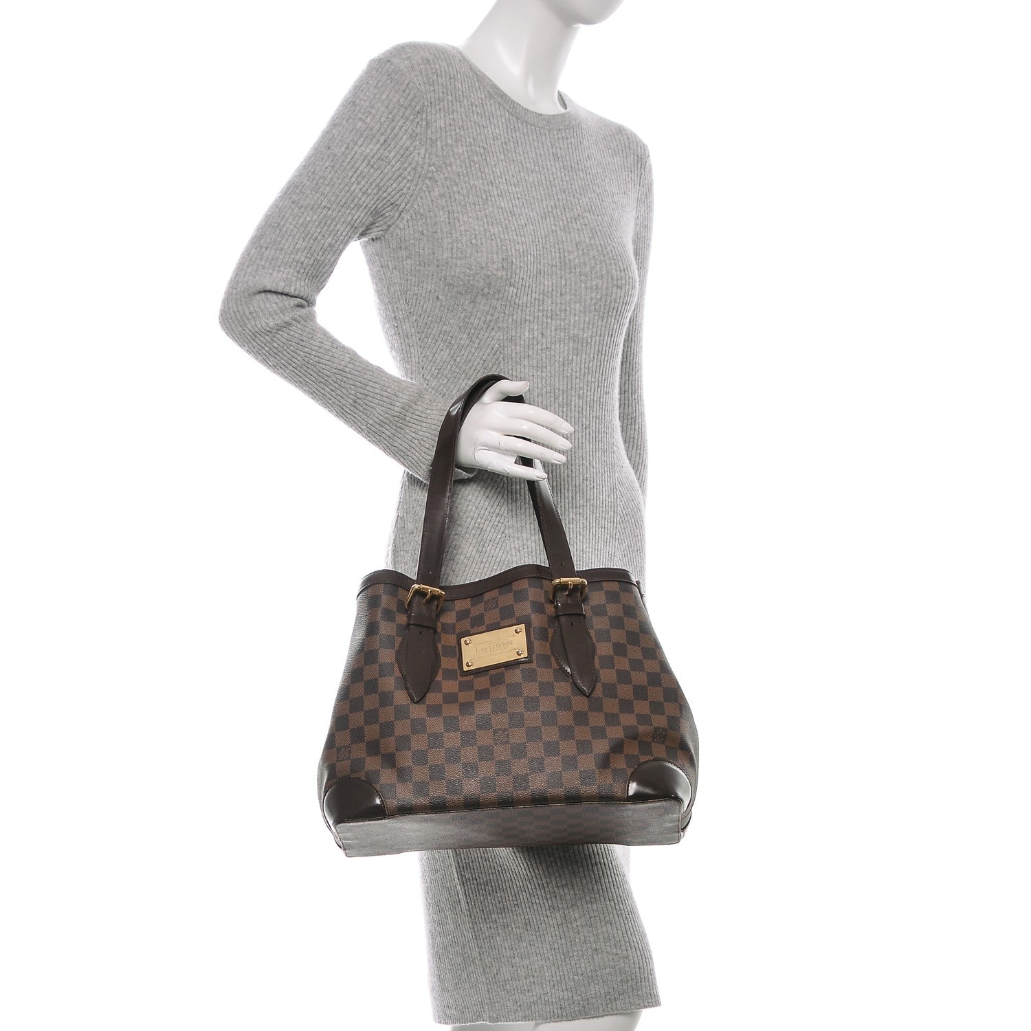 Louis Vuitton Damier Ebene Hampstead MM 2 of 6