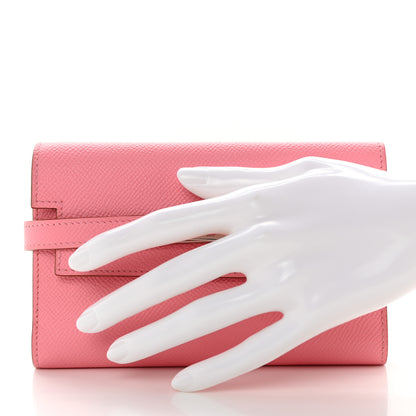 Hermes Epsom Medium Kelly Wallet Rose Confetti 2 of 6