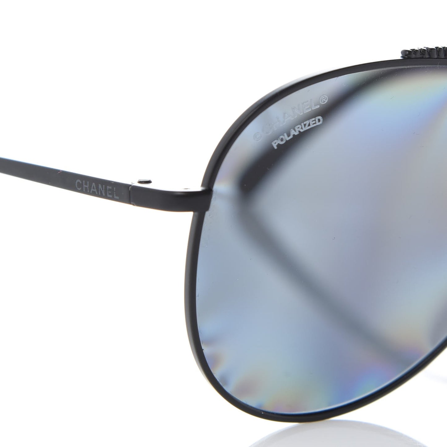 Aviator Metallic Pilot Sunglasses 4231 Black