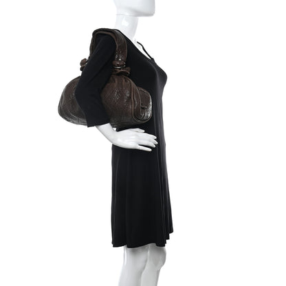 Chanel Distressed Lambskin Le Marais Bowler Brown 2 of 10
