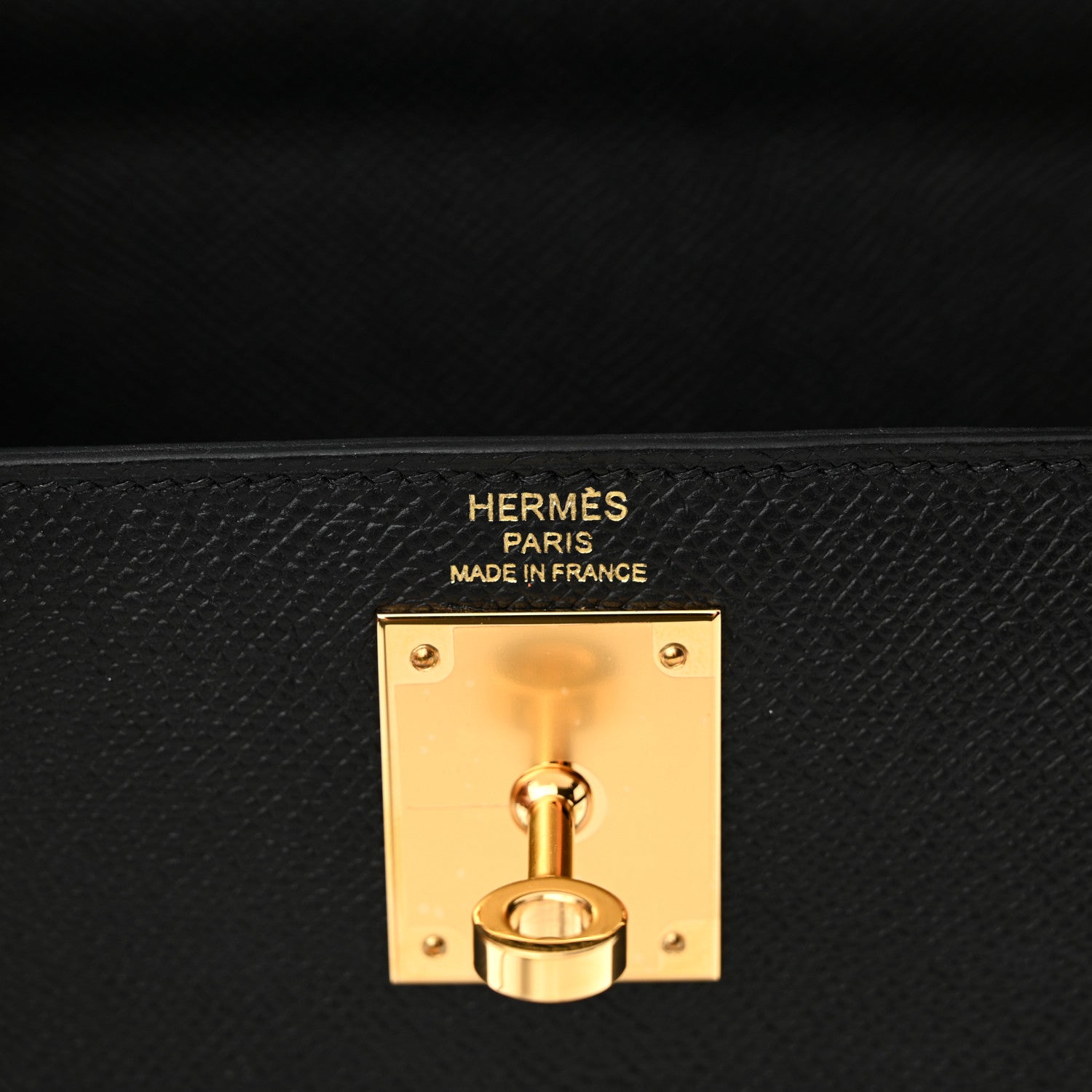 Hermes Epsom Kelly Sellier 28 Black 7 of 17