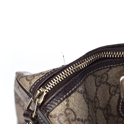 Gucci GG Plus Monogram Web Medium Joy Boston Dark Brown 8 of 14