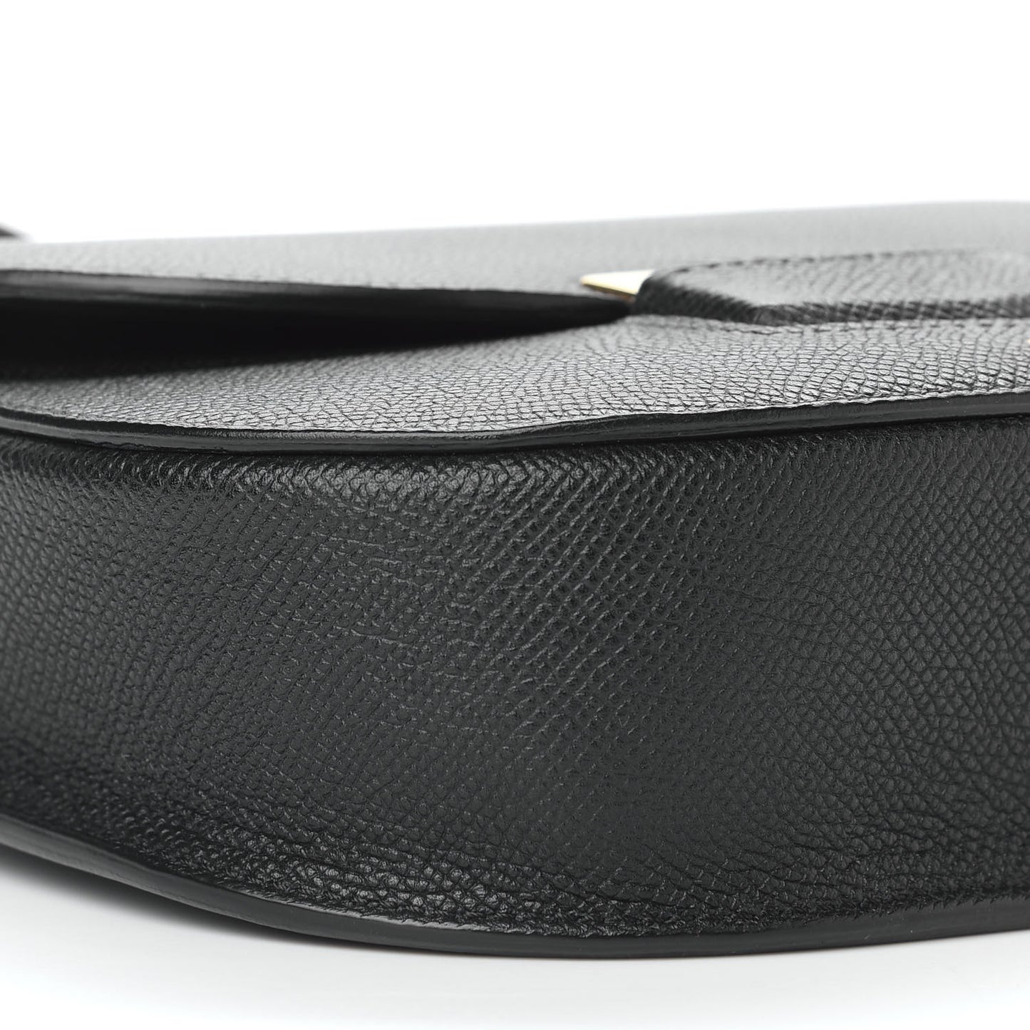 Grained Calfskin Small Trotteur Black