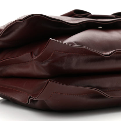 Salvatore Ferragamo Calfskin Small Viva Bow Shoulder Bag Burgundy 9 of 10