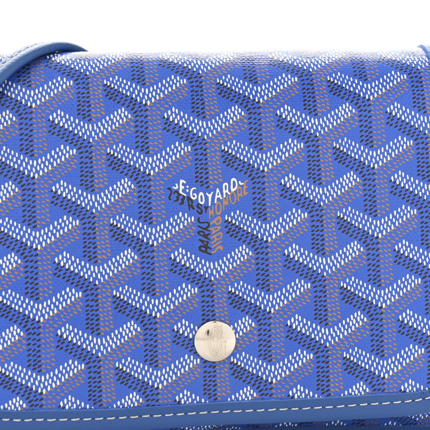 Goyardine Plumet Wallet Clutch Sky Blue