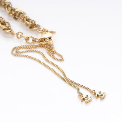 Chanel Chain CC Short Necklace Gold 6 of 7