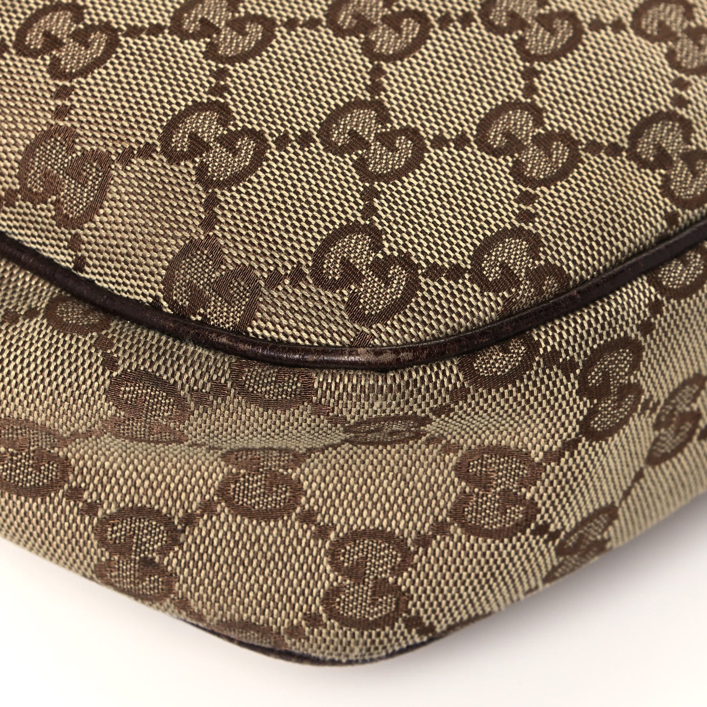 GG Monogram Medium Charmy Hobo Dark Brown