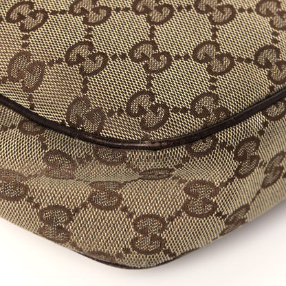 Gucci GG Monogram Medium Charmy Hobo Dark Brown 10 of 14