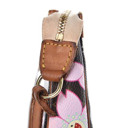 Louis Vuitton Monogram Cherry Blossom Pochette Accessories Brown 7 of 12