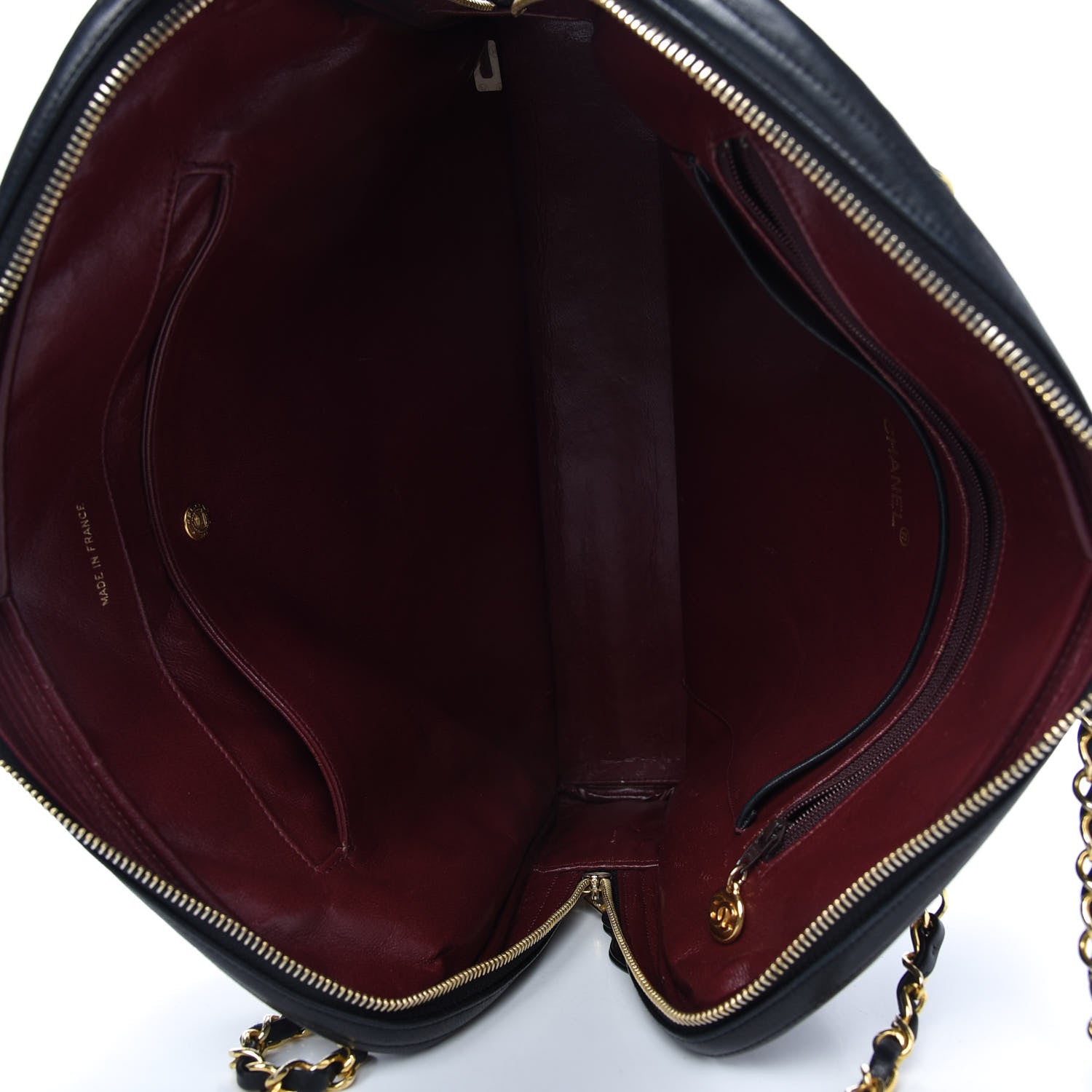 Chanel Lambskin Quilted Shoulder Bag Black 5 of 9