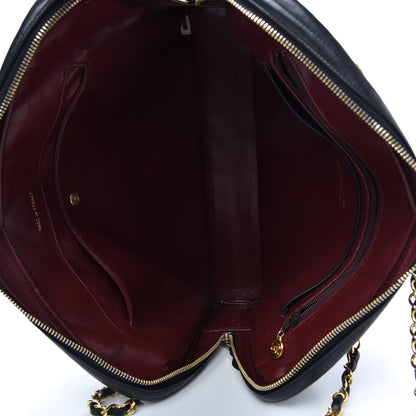 Chanel Lambskin Quilted Shoulder Bag Black 5 of 9