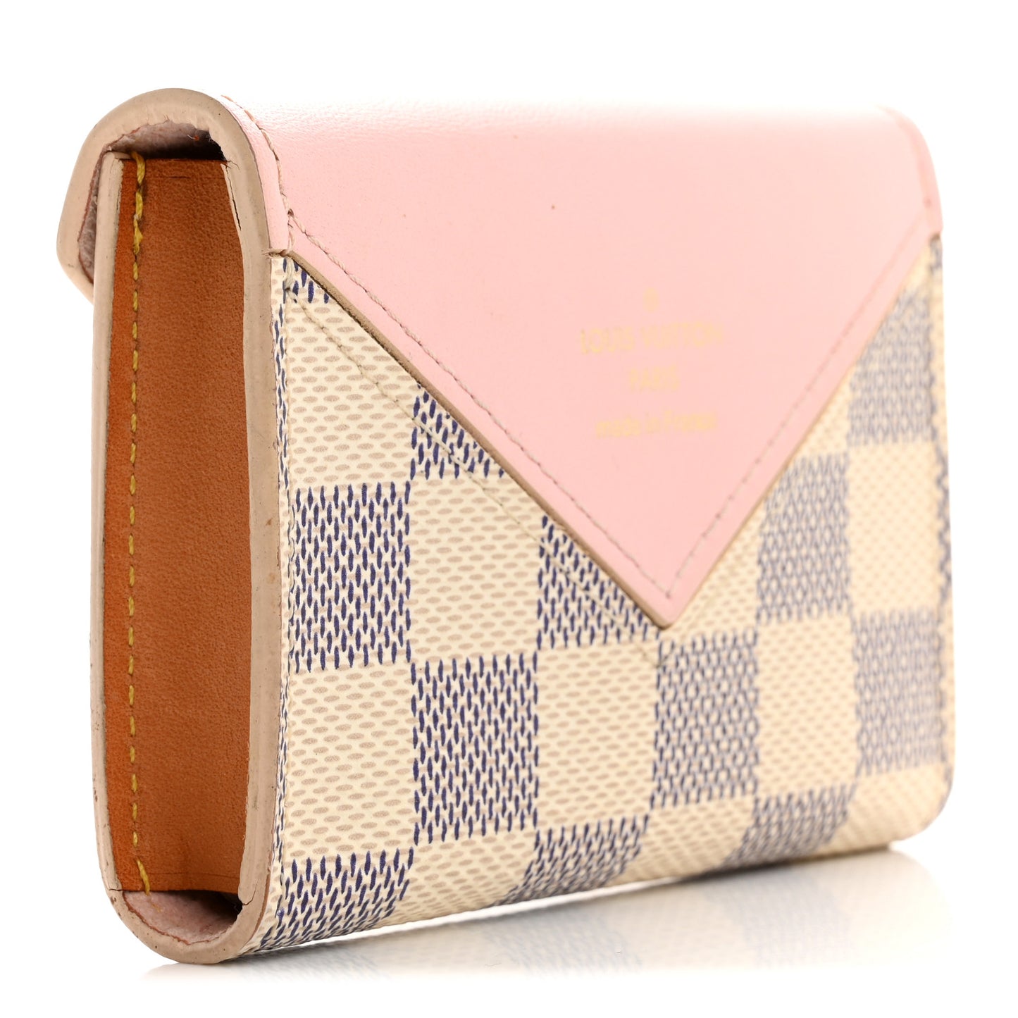 Damier Azur Arsene Playing Cards Pouch Rose Ballerine