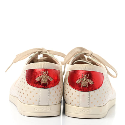 Gucci X SEGA Calfskin GUCCY Stars Womens Falacer Sneakers 42 White 4 of 8