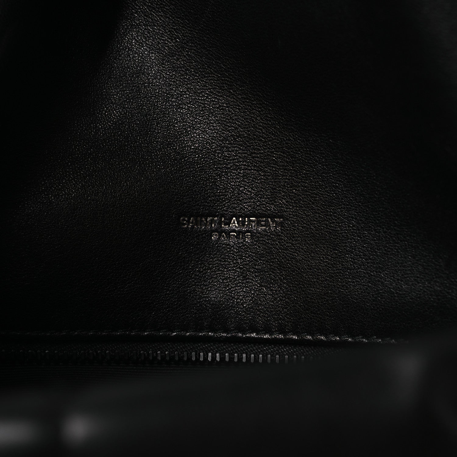 Saint Laurent Lambskin Quilted Toy Loulou Puffer Monogram Monochrome Chain Satchel Black 11 of 23