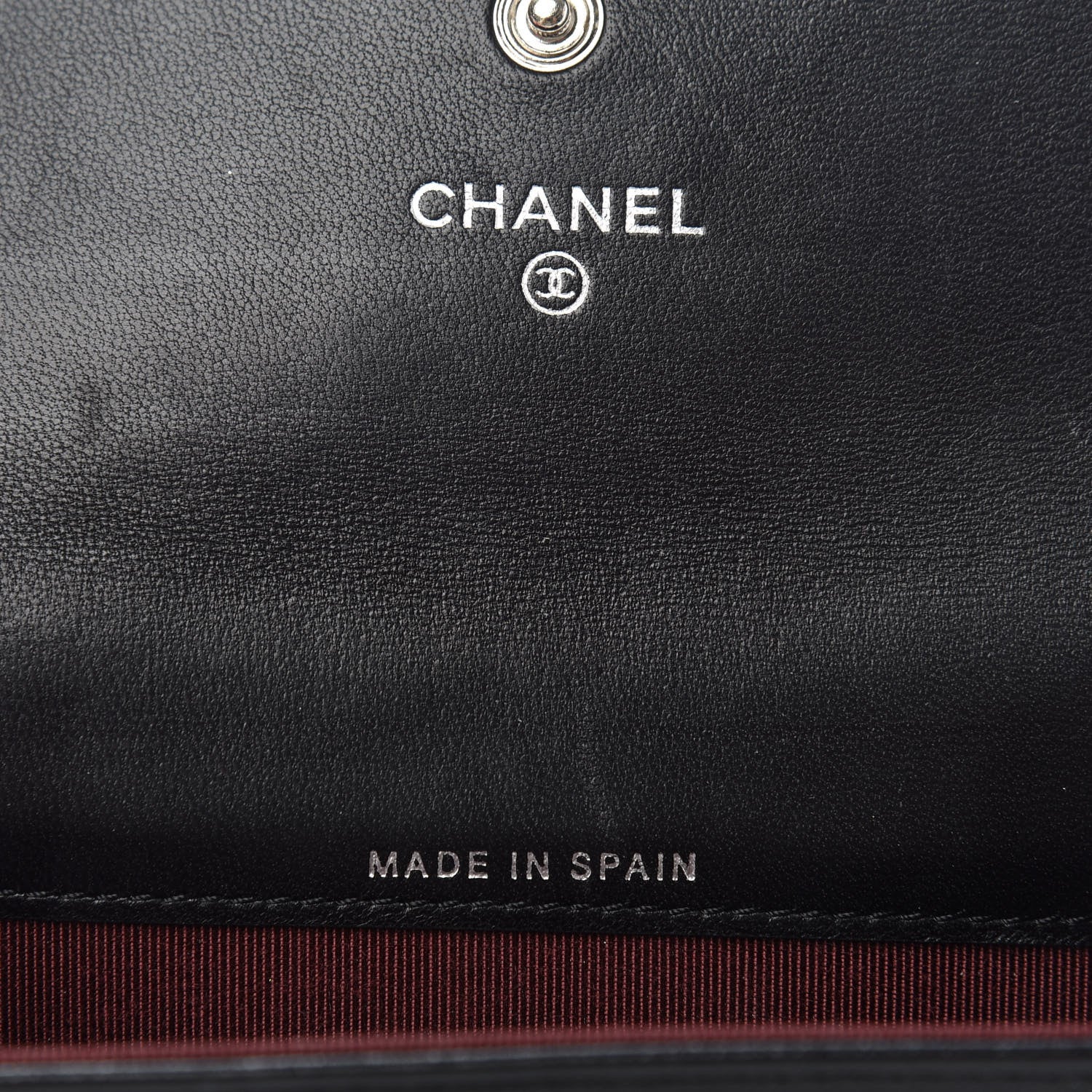 Chanel Lambskin Quilted Flap Card Holder Black 6 of 8