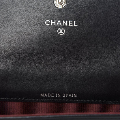 Chanel Lambskin Quilted Flap Card Holder Black 6 of 8