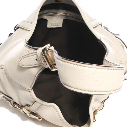 Gucci Leather Large Horsebit 85th Anniversary Hobo Off White 14 of 14