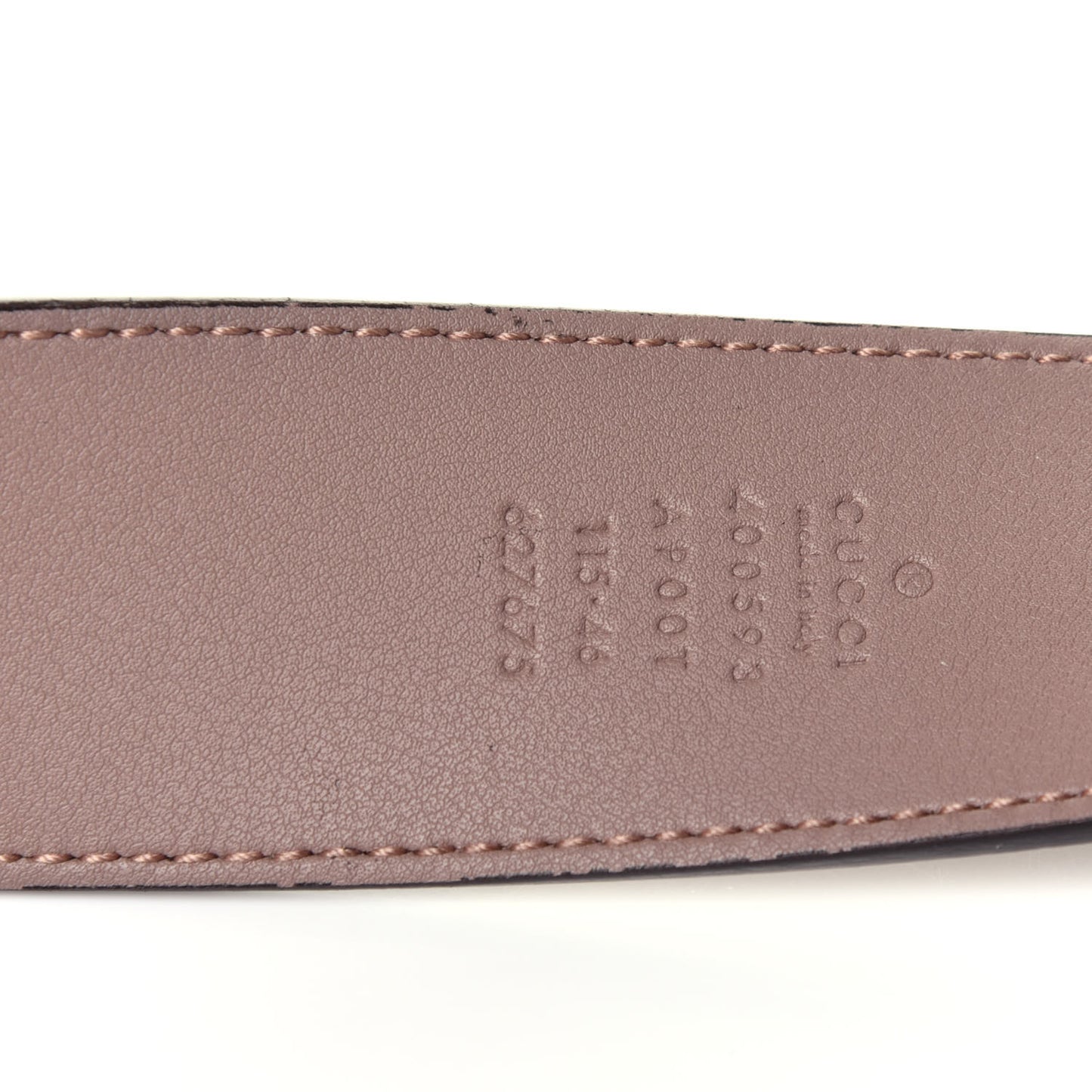 Calfskin Double G 40mm Belt 115 46 Porcelain Rose