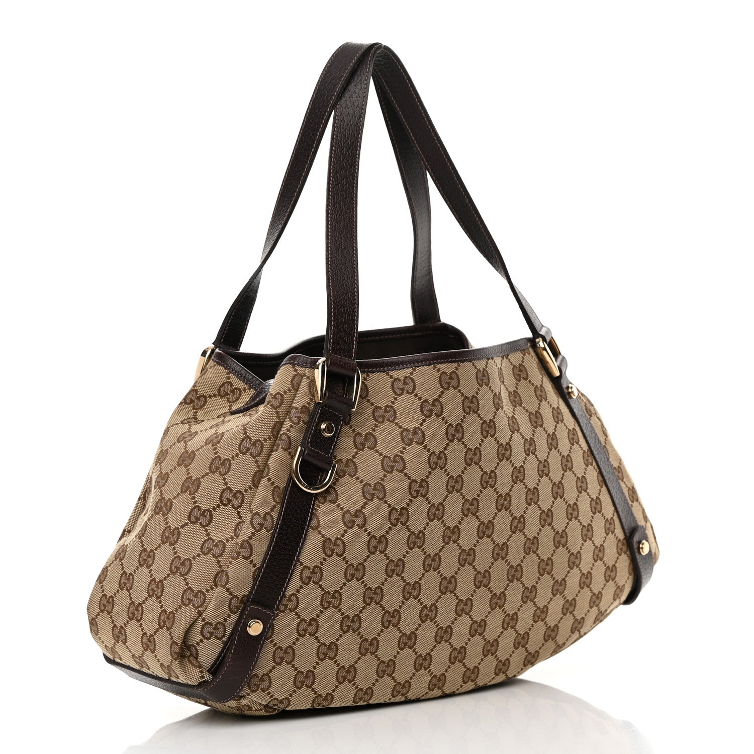 Gucci Monogram Medium Abbey Shoulder Bag Dark Brown 3 of 17
