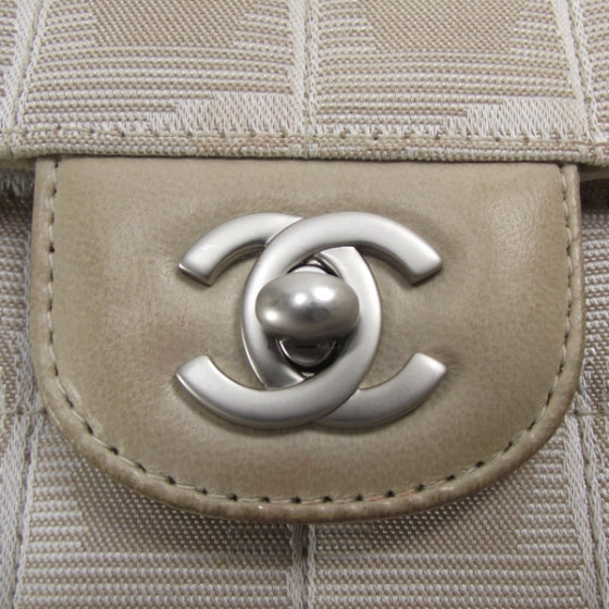 Nylon Travel East West Flap Beige