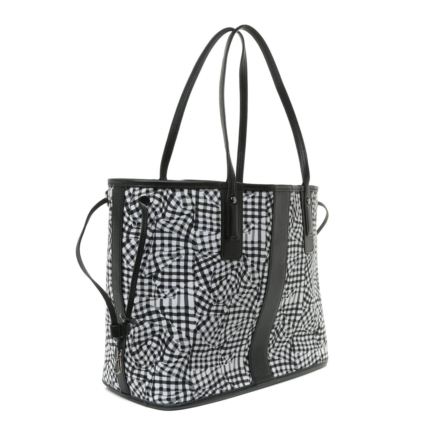Visetos Medium Liz Reversible Shopper Tote Black