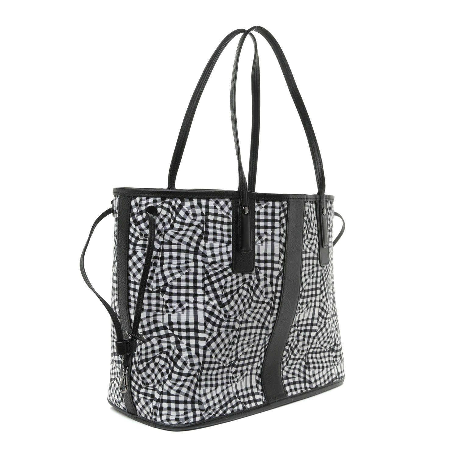 MCM Visetos Medium Liz Reversible Shopper Tote Black 18 of 22