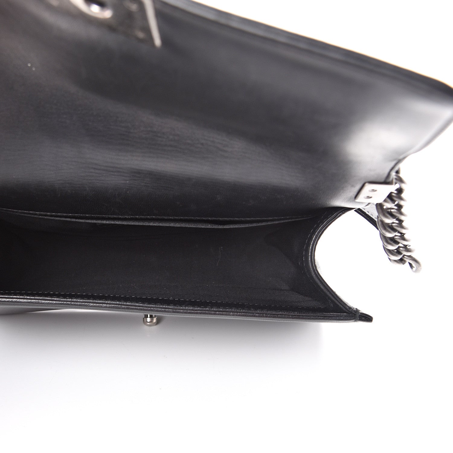 Chanel Lambskin Quilted Medium Boy Flap Black 4 of 15