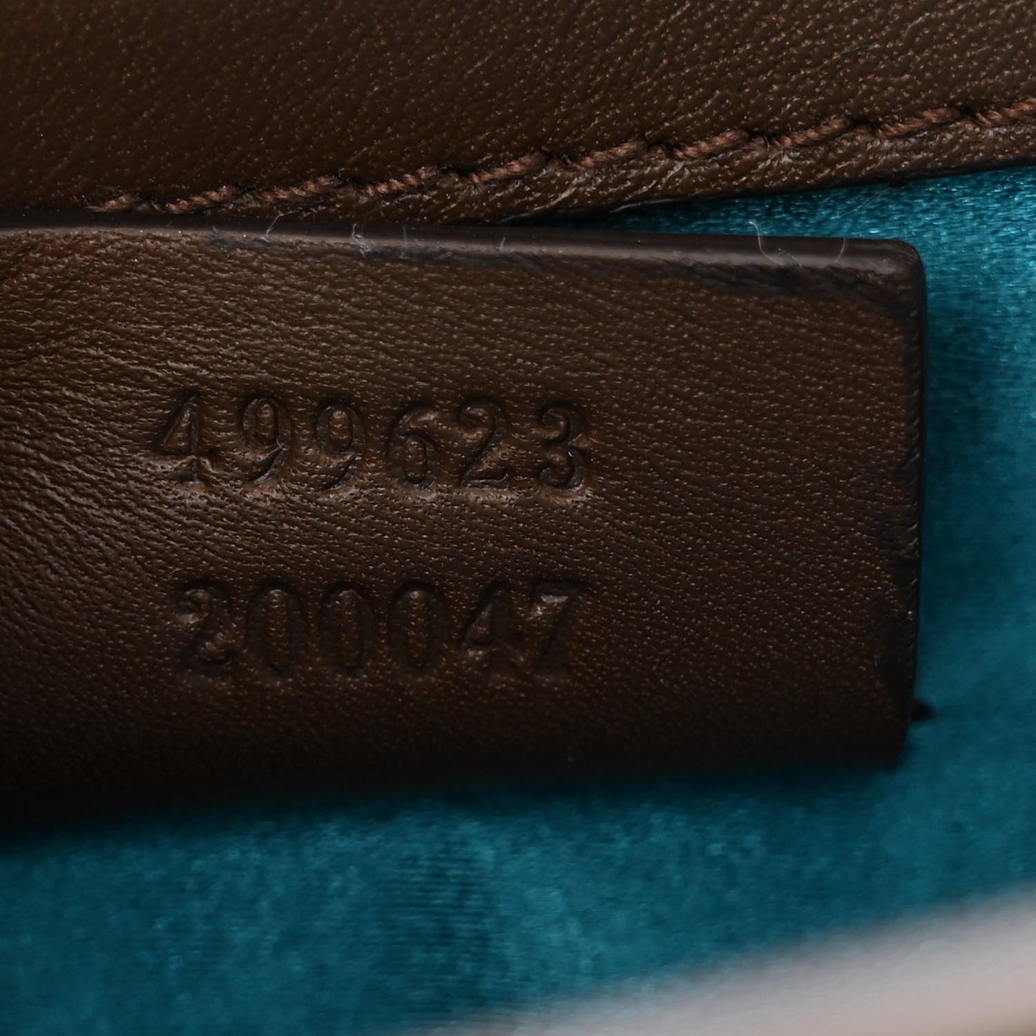 Gucci Velvet Moon Calfskin Crystal GG Monogram Small Dionysus Shoulder Bag Brown Vintage Cocoa Black Diamond 7 of 10