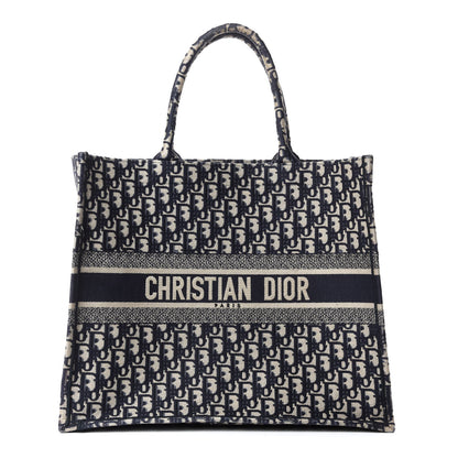 Christian Dior Oblique Book Tote Blue Multicolor 1 of 12