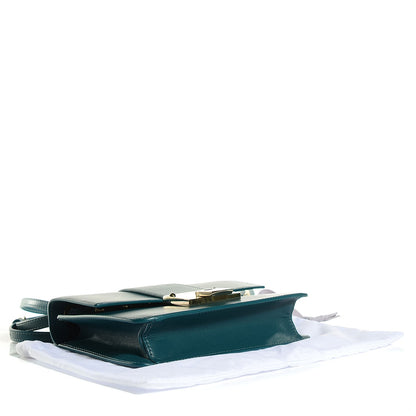 Jimmy Choo Smooth Calfskin Rebel Crossbody Bag Teal 4 of 9