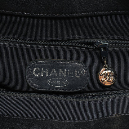 Chanel Caviar CC Shoulder Bag Navy Blue 7 of 8