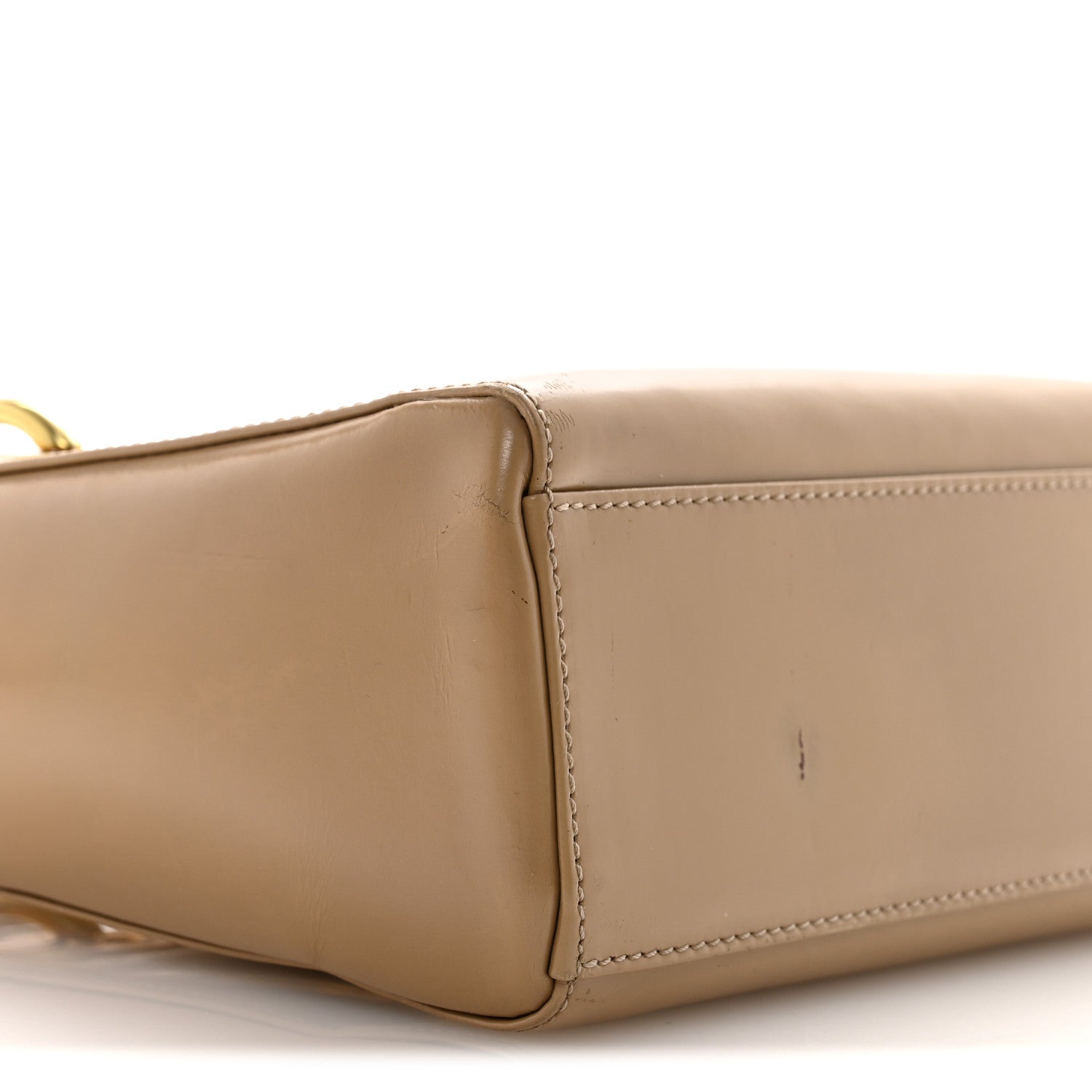 Christian Dior Patent Mini Lady Dior Beige 9 of 13