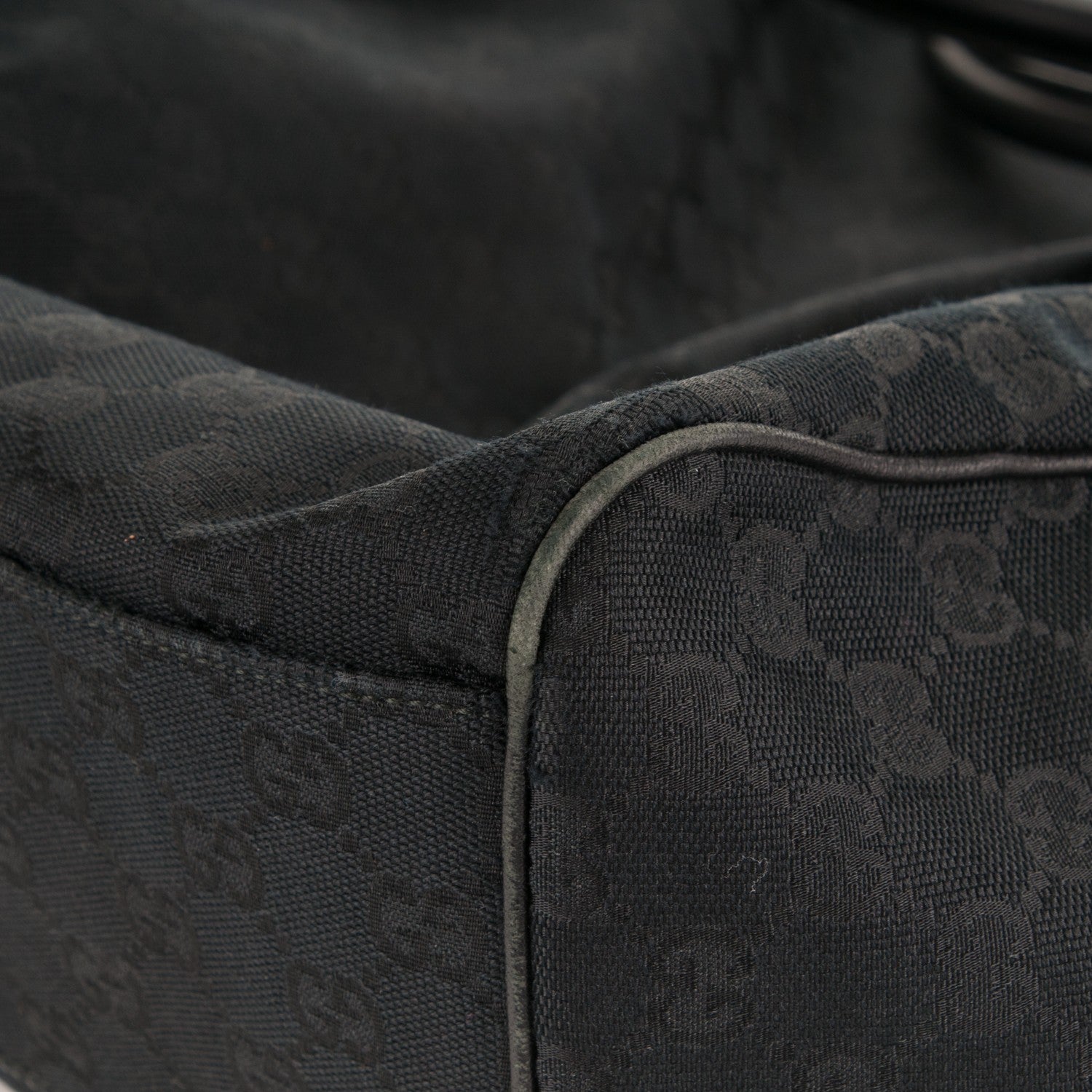 Gucci Monogram Large Sukey Tote Black 11 of 11
