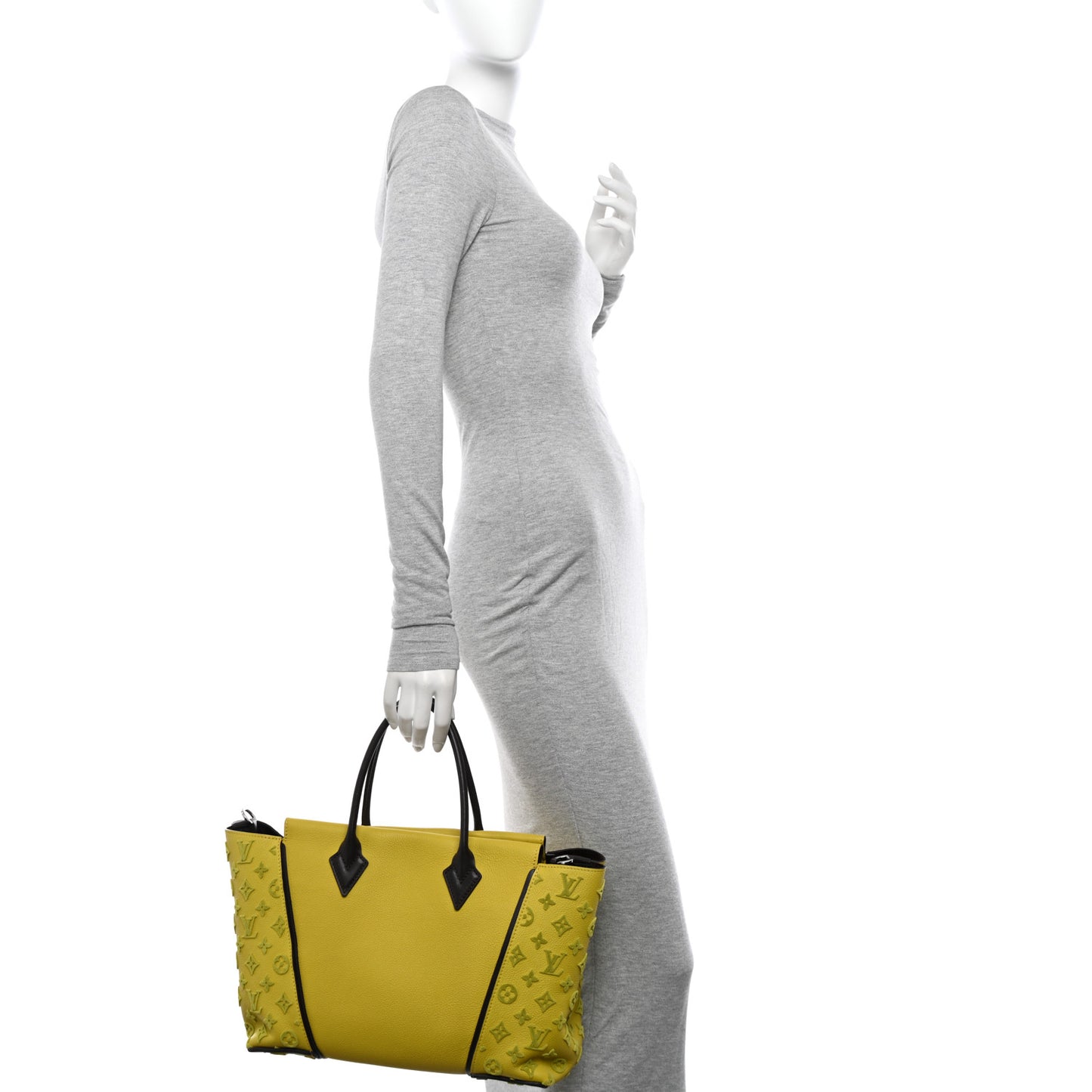 Veau Cachemire Tote W PM Pistache