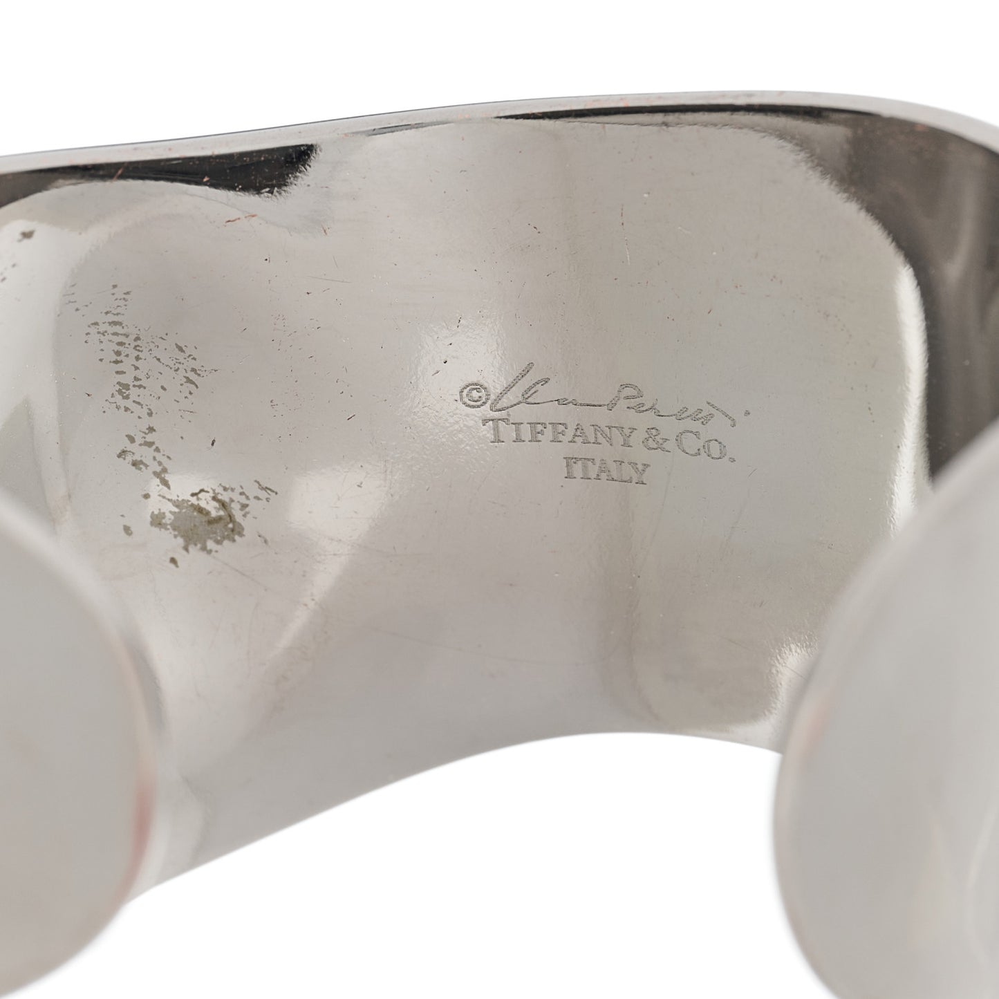 Ruthenium Small Elsa Peretti Left Wrist Bone Cuff Bracelet