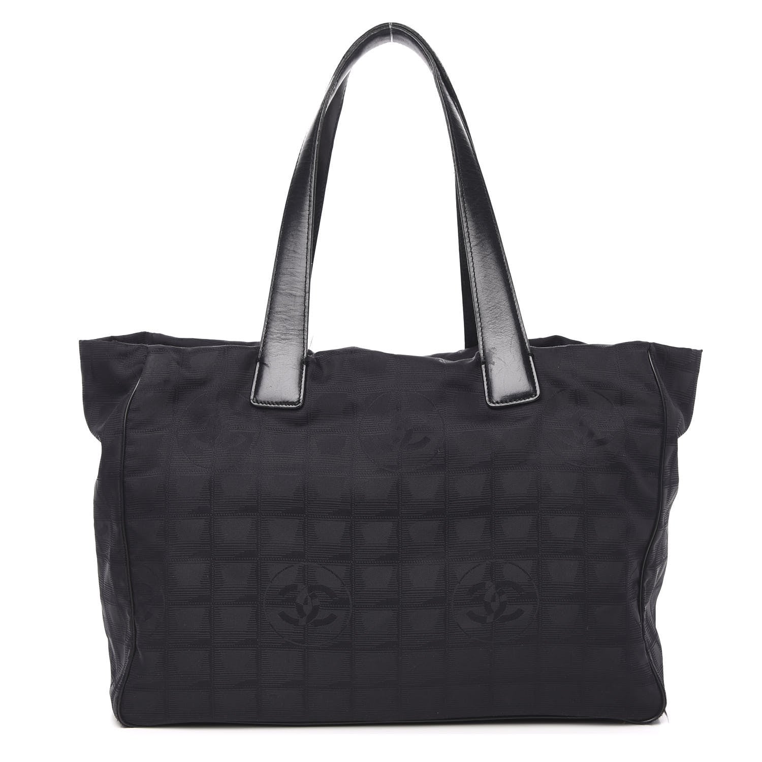 Chanel Nylon Large Travel Tote Black 1 of 10