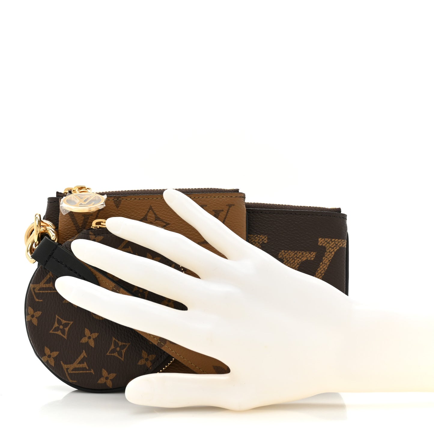 Reverse Monogram Giant Trio Pouch