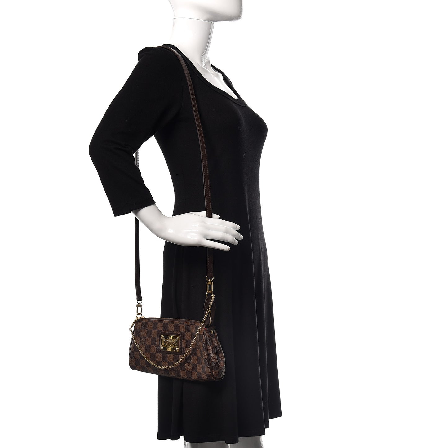 Damier Ebene Eva Clutch