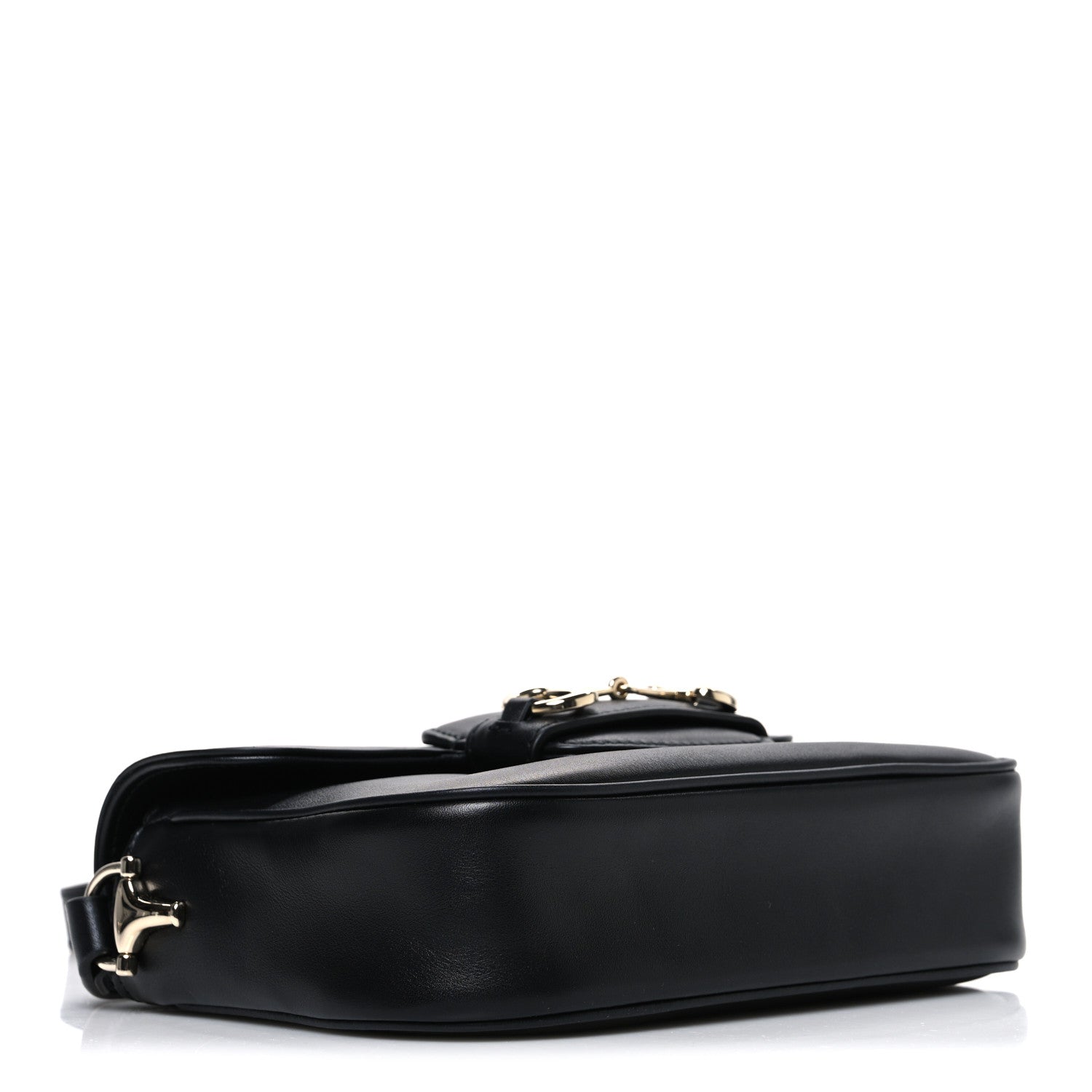 Gucci Arabella Calfskin Horsebit 1955 Shoulder Bag  Black 4 of 10