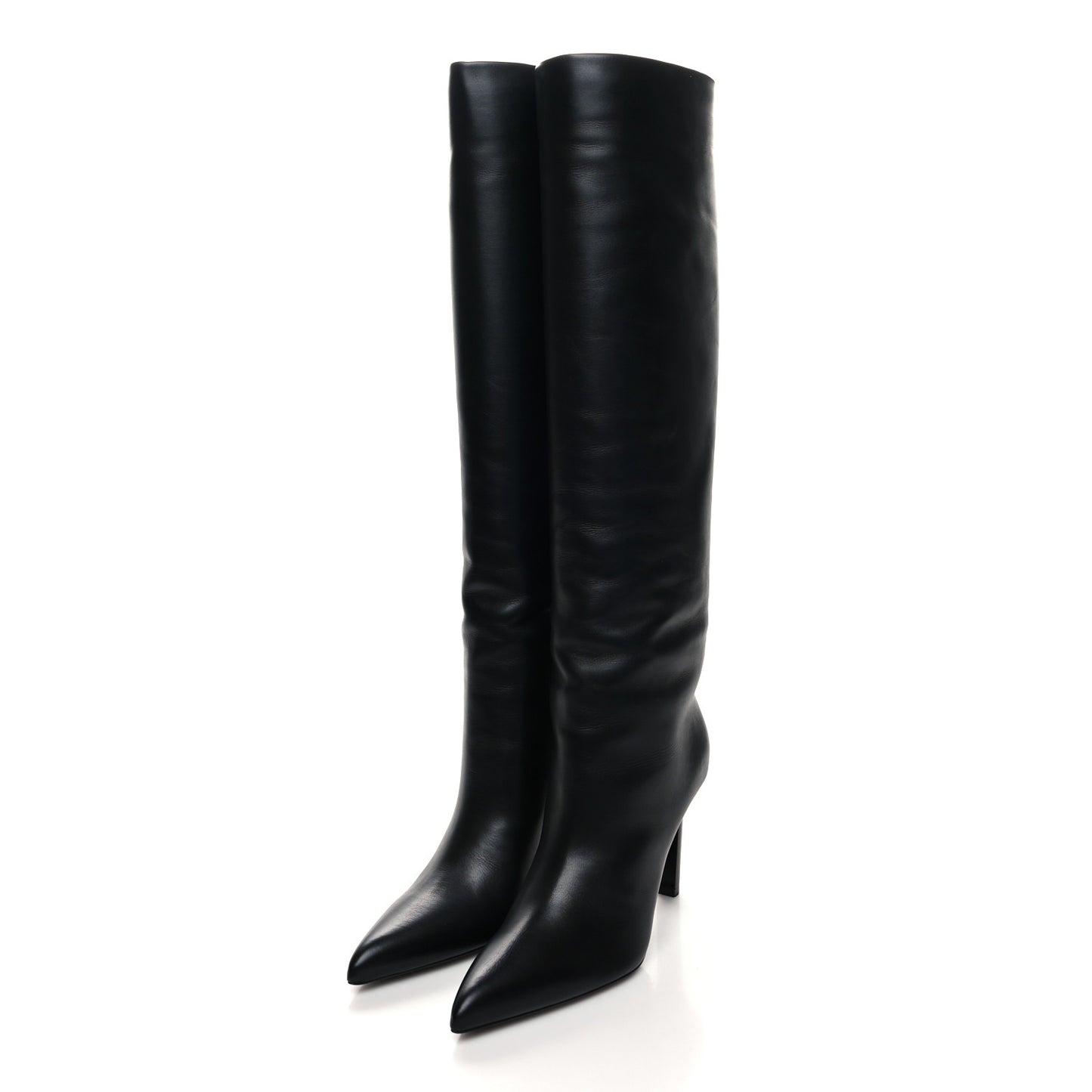 Smooth Calfskin 90 Kidd Knee High Boots 39 Black