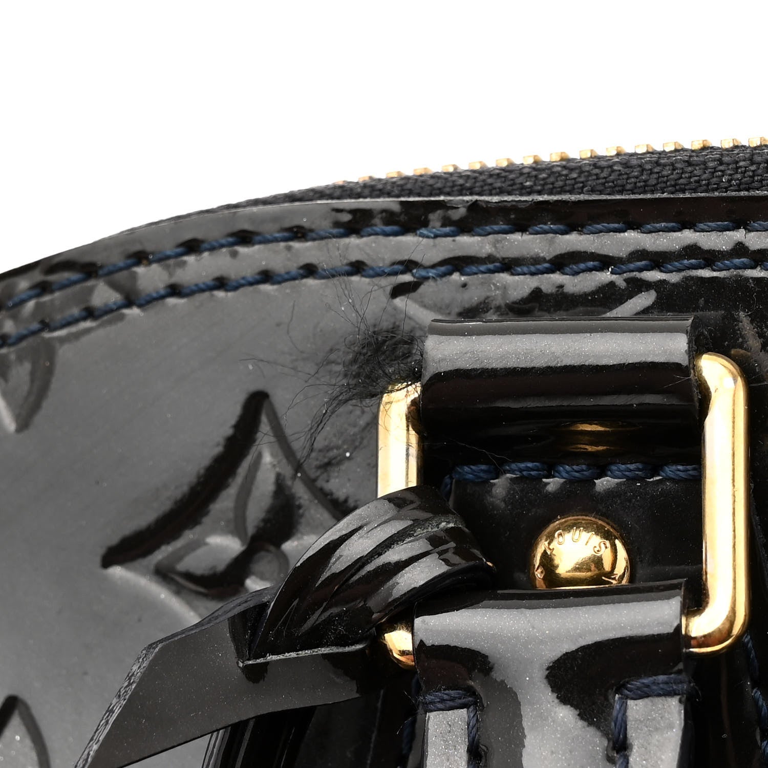 Louis Vuitton Vernis Alma PM Blue Infini 14 of 14