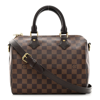 Louis Vuitton Damier Ebene Speedy Bandouliere 25 1 of 15